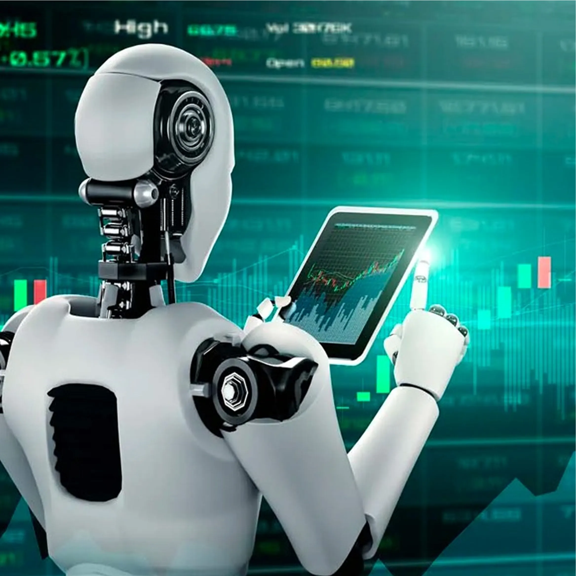 AI market analysis illustration